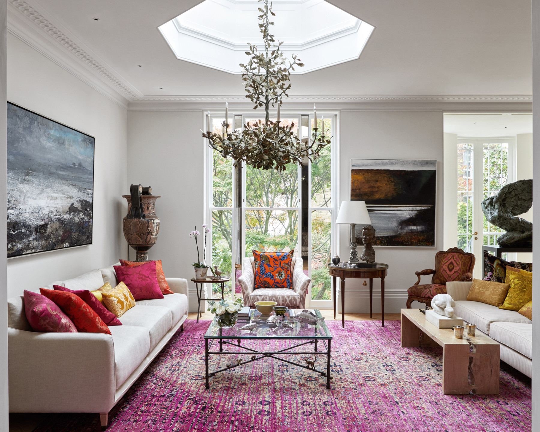 Living room chandelier ideas:  beautiful centerpiece designs