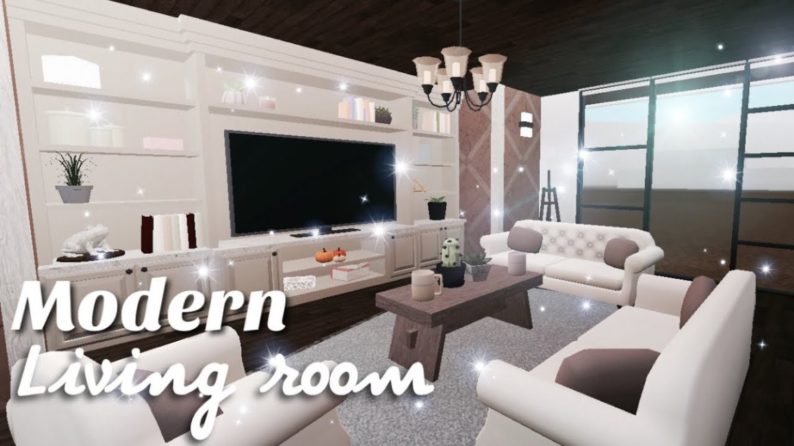 Bloxburg MODERN Living Room design