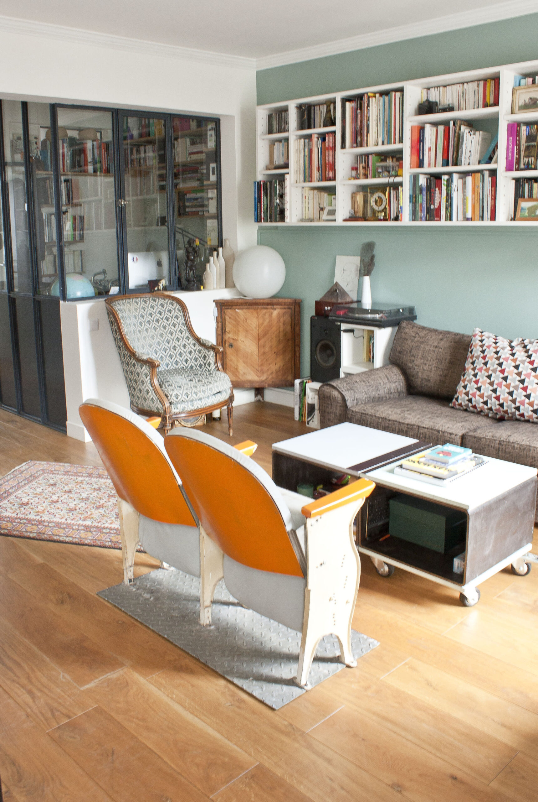 How to Fit a Bookcase into a Small Living Room  Apartment Therapy